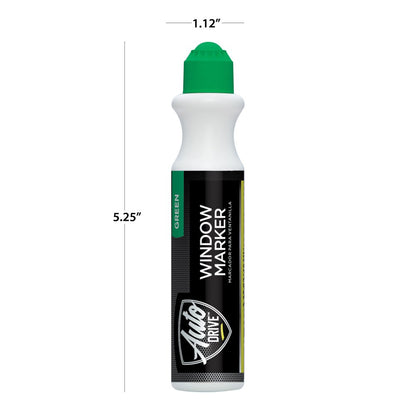 Auto Drive Universal Automotive Window Marker, 60015, Green, 48 ml/2.05 oz., 1 Pack