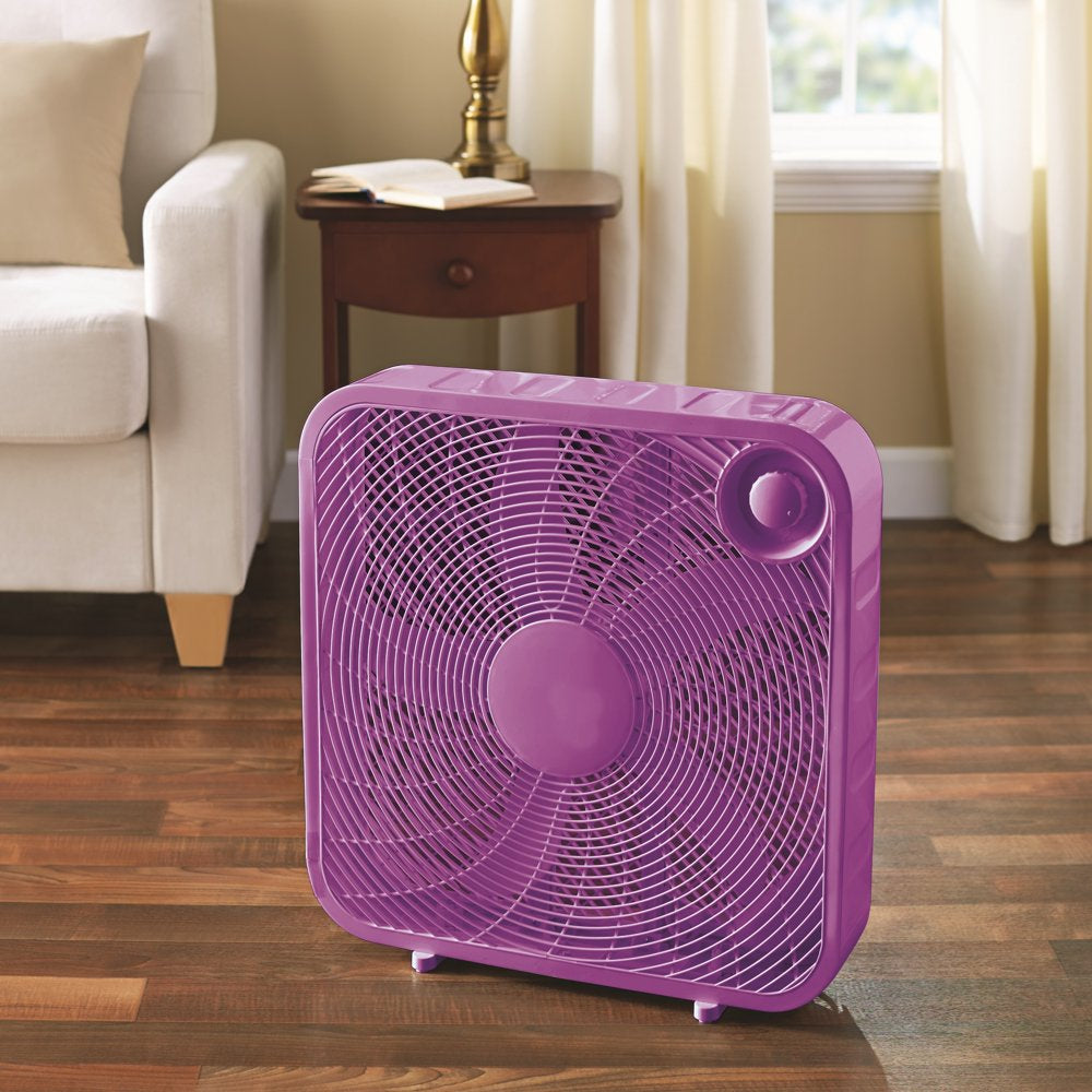 Mainstays 20" 3-Speed Box Fan, FB50-16HP