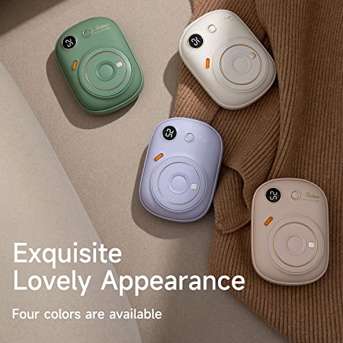 Hand Warmers Rechargeable, 2022 Upgraded Portable Electric Hand Warmer, 10000 mAh 24 Hrs Warmth Pocket Warmer, Best Gift for Winter