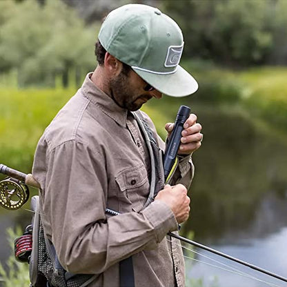 LifeStraw Peak Series - Personal Water Filter Straw for Backup Filtration, Emergency, Survival, and Ultralight Hydration, BPA-Free, Dark Mountain Gray