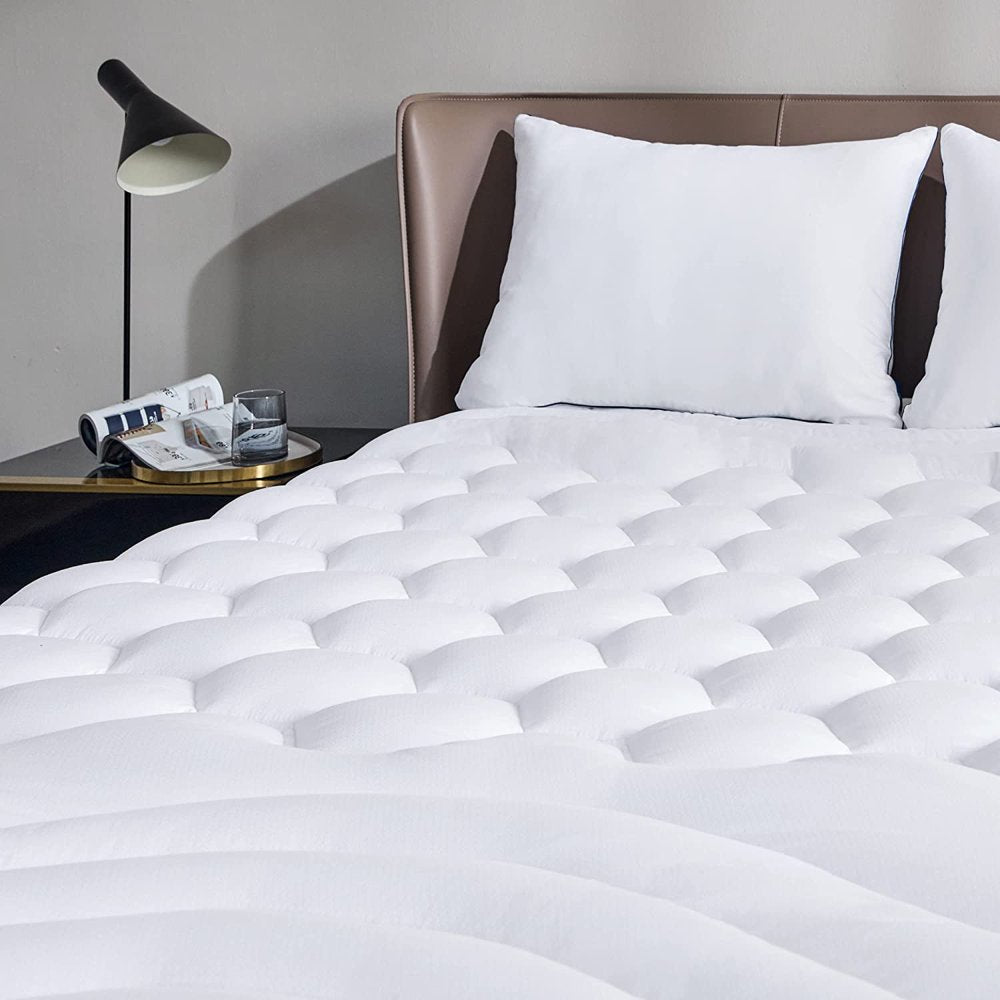 Bedsure Full Size Mattress Pad Thick Down Alternative Mattress Protector - Cooling Soft Bedding Quilted Fitted Mattress Cover Topper Fits 8" to 21"