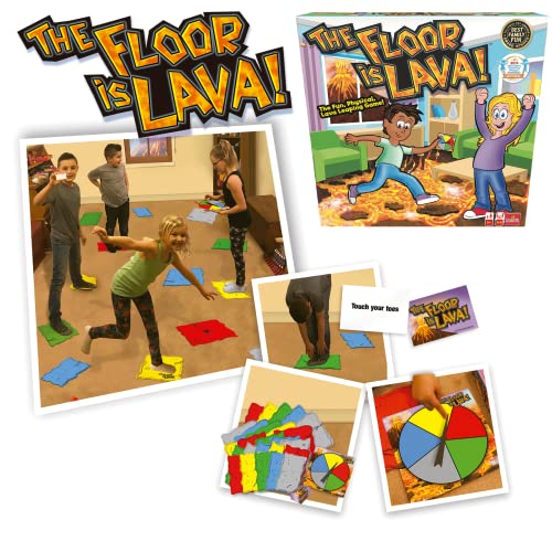 The Original The Floor is Lava! Game by Endless Games - Interactive Game For Kids And Adults - Promotes Physical Activity - Indoor And Outdoor Safe