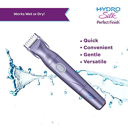 Schick Hydro Silk Perfect Finish Trimmer, 8-in-1 Grooming Kit for Women