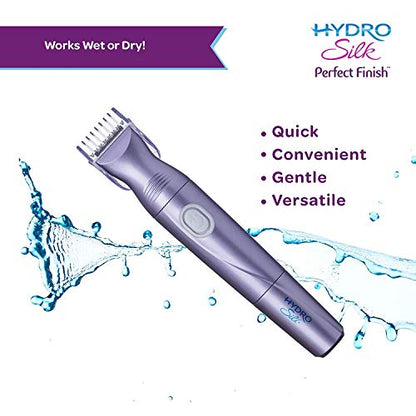 Schick Hydro Silk Perfect Finish Trimmer, 8-in-1 Grooming Kit for Women