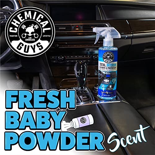 Chemical Guys SPI22016 Total Interior Cleaner and Protectant, Safe for Cars, Trucks, SUVs, Jeeps, Motorcycles, RVs & More, 16 fl oz