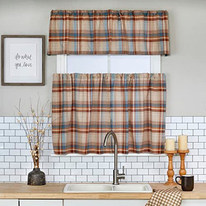 SKL Home Amber Plaid, Valance, Multi