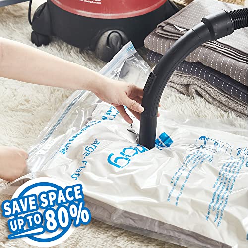 Vacuum Storage Bags, 30-Pack Space Saver Vacuum Storage Bags, Vacuum Sealed Bags for Clothing, Clothes, Comforters and Blankets (30C)