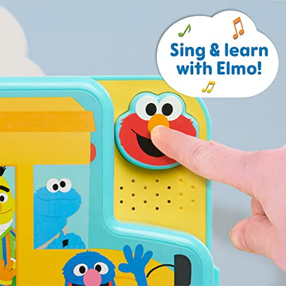 SESAME STREET Elmo’s Learning Letters Bus Activity Board, Preschool Learning and Education, Officially Licensed Kids Toys for Ages 2 Up by Just Play