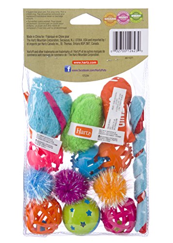 HARTZ Just For Cats Toy Variety Pack - 13 Piece, All Breed Sizes