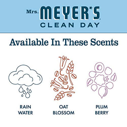 Mrs. Meyer's Hand Soap, Made with Essential Oils, Biodegradable Formula, Rain Water, 12.5 fl. oz - Pack of 3