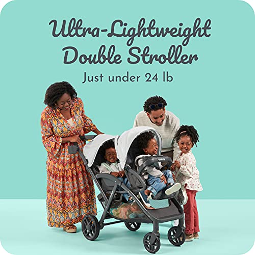 Century® Stroll On™ Duo Lightweight Double Stroller, Metro