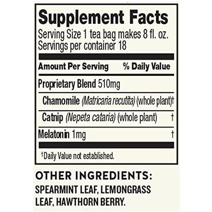 Celestial Seasonings Sleepytime Melatonin Tea, 18 Count