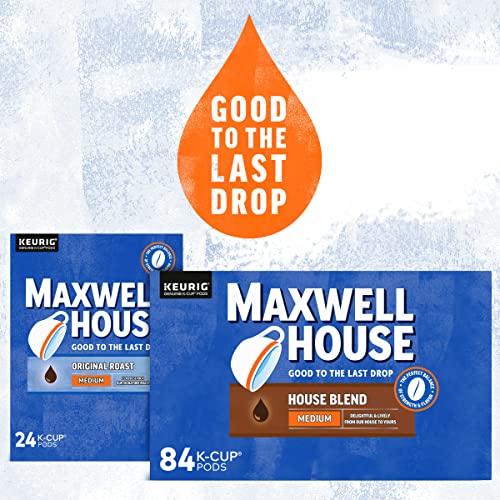 Maxwell House House Blend Medium Roast K-Cup Coffee Pods (84 Pods)