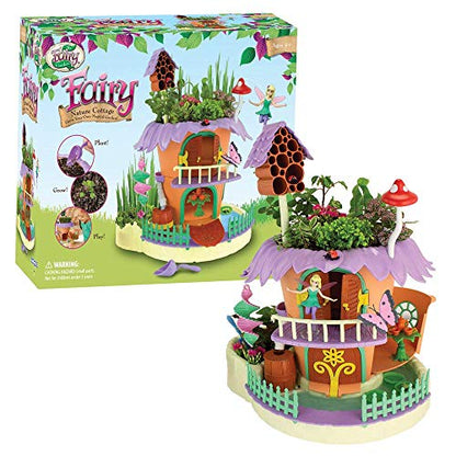 My Fairy Garden — Nature Cottage Toy Figurine and Plant Kit — Grow Your Own Magical Garden with Fairy Isla — Ages 4+