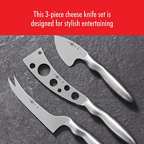 ZWILLING Collection 3-pc Cheese Knife Set for Charcuterie Board, Gift Set, Stainless Steel