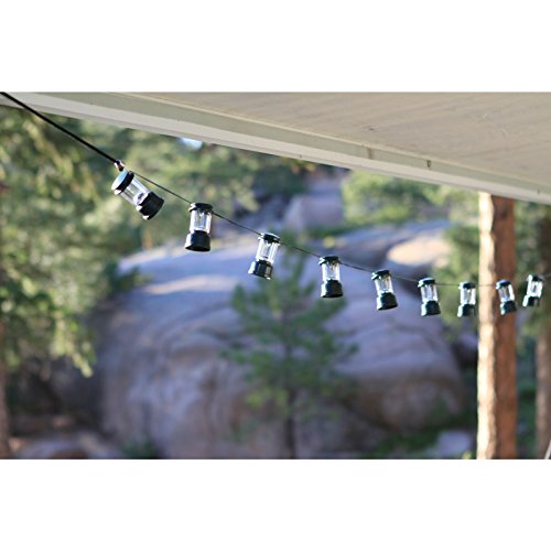 Coleman LED String Lights, String of 10 LED Lanterns Stretches 6 Feet, Up to 20 Hours Runtime