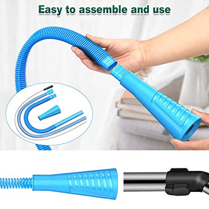 Sealegend 2 Pieces Dryer Vent Cleaner Kit Vacuum Hose Attachment, Dryer Vent Cleaner Lint Remover Tools Hoses with Adapter