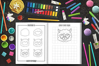 Valentine's Day: How to Draw For Kids: A Fun Activity Book with 35 Illustrations for Beginners with Simple Step-by-Step Drawing Guides