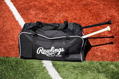 Rawlings Covert Player Duffle Bag, Navy Blue, 26" L x 13" W x 13" H