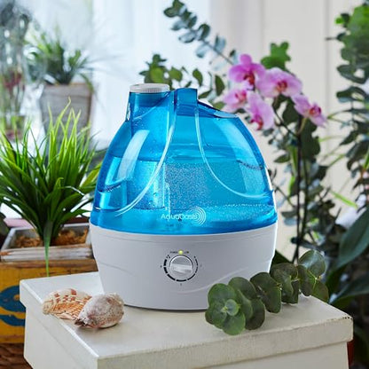 AquaOasis™ Cool Mist Humidifier (2.2L Water Tank) Quiet Ultrasonic Humidifiers for Bedroom & Large room - Adjustable -360 Rotation Nozzle, Auto-Shut Off, Humidifiers for Babies Nursery & Whole House