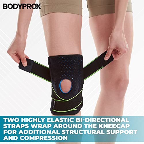 Bodyprox Knee Brace with Side Stabilizers & Patella Gel Pads for Knee Support (Extra Large)