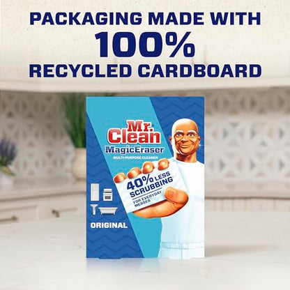 Mr. Clean Magic Eraser Original Cleaning Pads with Durafoam, White, 6 Count