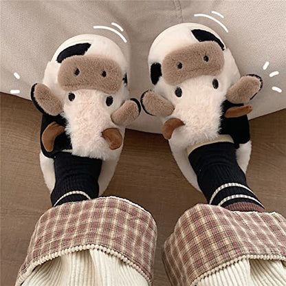 GGOOB Fuzzy Slippers Women Kawaii Slippers for Women Fluffy Kawaii House Slippers Cute Slippers for Women (9,10)