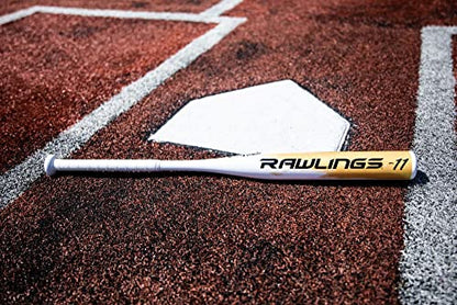 Rawlings Ombre Fastpitch Softball Bat | -11 | 1 Pc. Aluminum | Gold | 26 inch