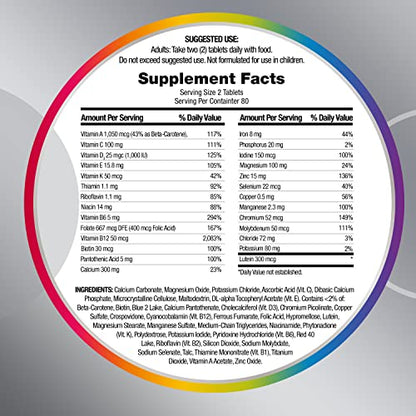 Centrum Minis Silver Women's Multivitamin for Women 50 Plus, Multimineral Supplement with Vitamin D3, B Vitamins, Non-GMO Ingredients, Supports Memory and Cognition in Older Adults - 280 Ct