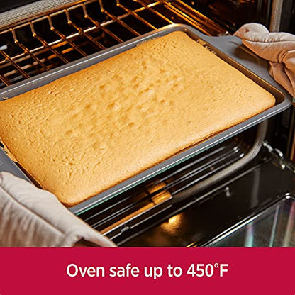 All-Clad Pro-Release Nonstick Bakeware Half Sheet Pan 11.5x17 Inch Oven Broiler Safe 450F Half Sheet, Cookie Sheet, Muffin Pan, Cooling & Baking Rack, Round Cake Pan, Loaf Pan, Baking Pan Grey