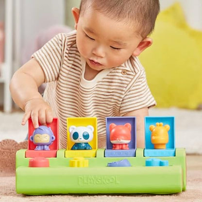 Playskool Busy Poppin’ Pals Pop-up Activity Toy for Babies and Toddlers Ages 9 Months+ (Amazon Exclusive)