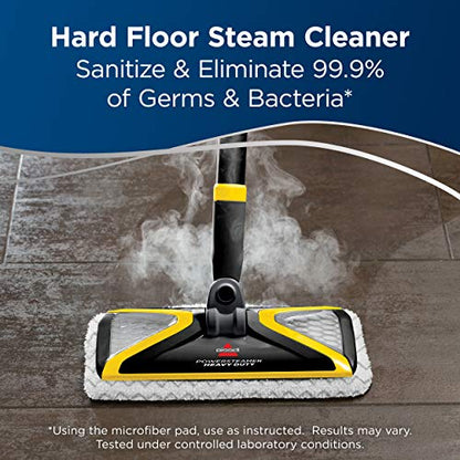 BISSELL Power Steamer Heavy Duty 3-in-1 Steam Mop and Handheld SteamShot for Indoor and Outdoor Use:Garage, Workshop, Auto, Boat, Recreational Vehicles; Windows,Outdoor Furniture and Decks,Black,2685A