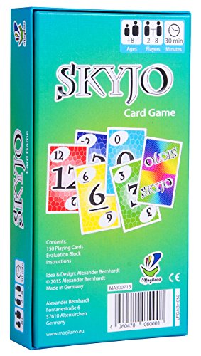 SKYJO by Magilano - The entertaining card game for kids and adults. The ideal game for fun, entertaining and exciting hours of play with friends and family.