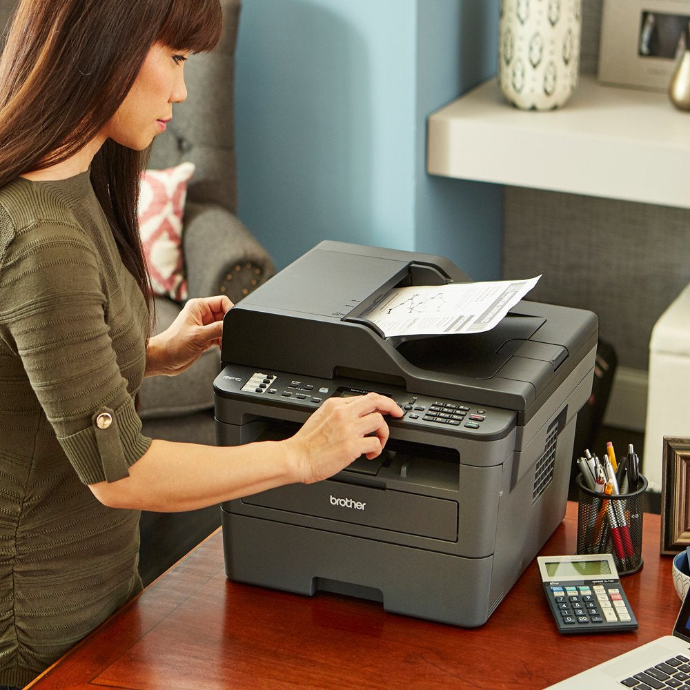 Brother MFC-L2690DW Monochrome Laser All-in-One Printer, Duplex Printing, Wireless Connectivity