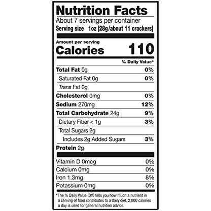 Snack Factory Original Pretzel Crisps, Non-GMO, 7.2 oz Resealable Bag