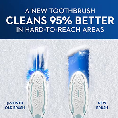 Oral-B CrossAction All In One Soft Toothbrushes, Deep Plaque Removal, 6 Count