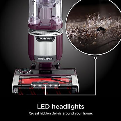 Shark LA702 Rotator Pet Lift-Away ADV Upright Vacuum with DuoClean PowerFins HairPro & Odor Neutralizer Technology, Wine Purple, 0.8 Qt. Dust Cup