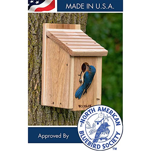 Woodlink Wooden Bluebird House - Model BB1 7.5" x 7.25" x 13"