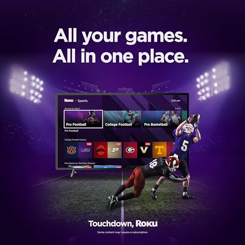 Roku Ultra | The Ultimate Roku Streaming Device 4K/HDR/Dolby Vision/Atmos, Rechargeable Roku Voice Remote Pro, Ethernet Port, Hands-Free Controls, Lost Remote Finder, Free & Live TV