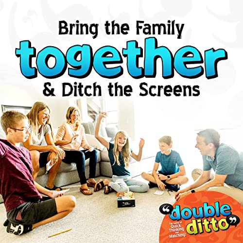 Inspiration Play Double Ditto - an Award-Winning Family Game - Hilarious Family Games - Games for Kids Ages 8-12, Teens, & Adults - Family Games for Game Night - Family Games for Kids and Adults