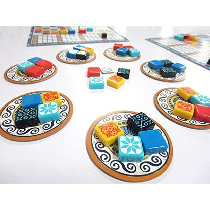 Azul Board Game - Strategic Tile-Placement Game for Family Fun, Great Game for Kids and Adults, Ages 8+, 2-4 Players, 30-45 Minute Playtime, Made by Next Move Games