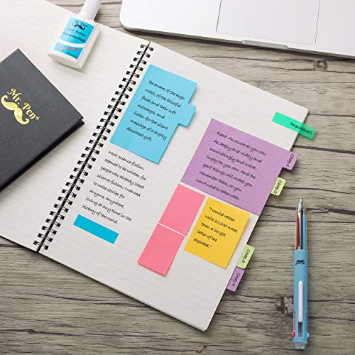 Mr. Pen- Sticky Notes Set, 410 Pack, School Supplies, Office Supplies, Planner Sticky Note Dividers Tabs, Book Notes, Bible Sticky Notes