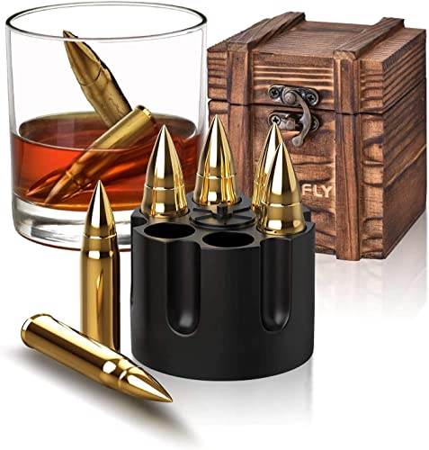 Gifts for Men Dad Husband, Whiskey Stones, Unique Anniversary Birthday Gift Ideas for Him Boyfriend, Man Cave Stuff Cool Gadgets Retirement Bourbon Presents for Uncle Grandpa