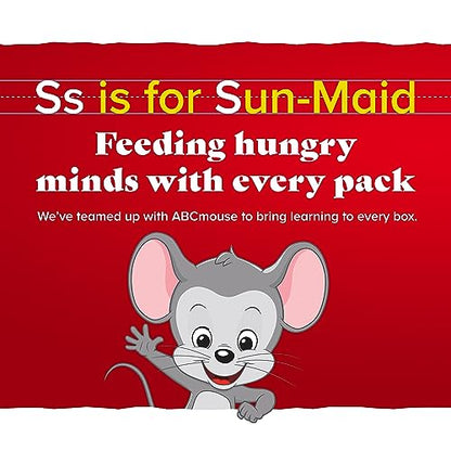 Sun-Maid California Sun-Dried Raisins - (6 Pack) 1 oz Snack-Size Box - Dried Fruit Snack for Lunches, Snacks, and Natural Sweeteners