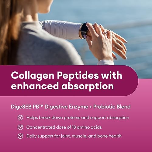 Physician's CHOICE Collagen Peptides Powder (Hydrolyzed Protein - Type I & III) w/Digestive Enzymes - Keto Collagen Powder for Women & Men - Hair, Skin, Joints, Workout Recovery - Grass Fed - Non-GMO