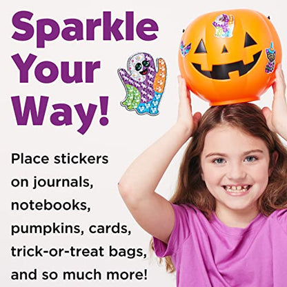 Creativity for Kids Big Gem Diamond Painting Kit - Halloween Stickers and Suncatchers, Halloween Crafts for Kids Ages 6-8+, Diamond Art for Kids