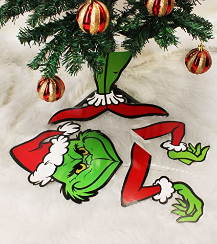 Grinchs Tree Topper,Grinchs Christmas Tree Decorations,Whoville Christmas Tree Decor