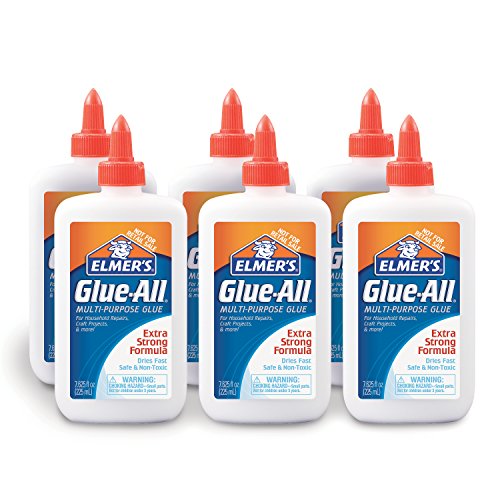 Elmer's Glue-All Multi-Purpose Liquid Glue, Extra Strong, 7.625 Ounces, 6 Count