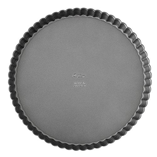 Wilton Excelle Elite Non-Stick Tart and Quiche Pan with Removable Bottom, 9-Inch -