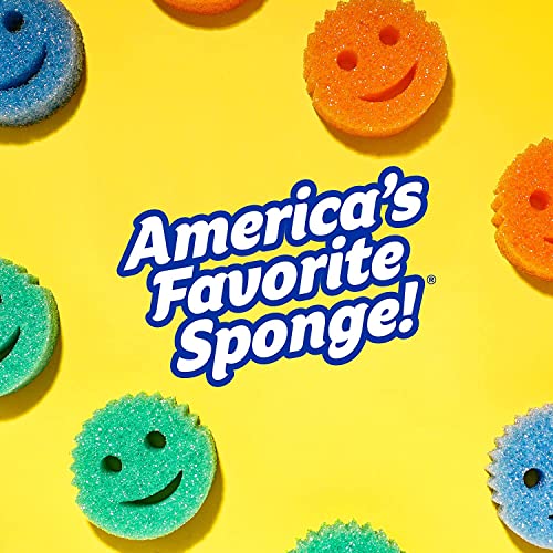 Scrub Daddy Color Sponge - Scratch-Free Multipurpose Dish Sponges for Kitchen, Bathroom + More - Household Cleaning Sponges Made with BPA-Free Polymer Foam (3 Count)